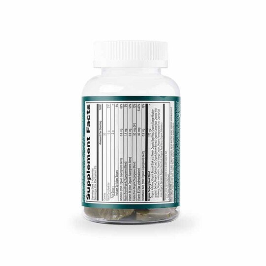 Organic Super Greens Gummy, ANN